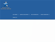 Tablet Screenshot of northtexasregionalairport.com
